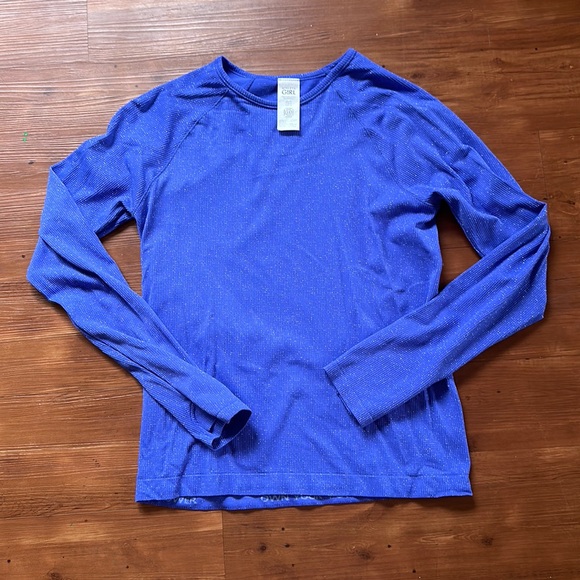 Athleta Girl Power Up Top. Blue with sparkles. - Picture 1 of 2